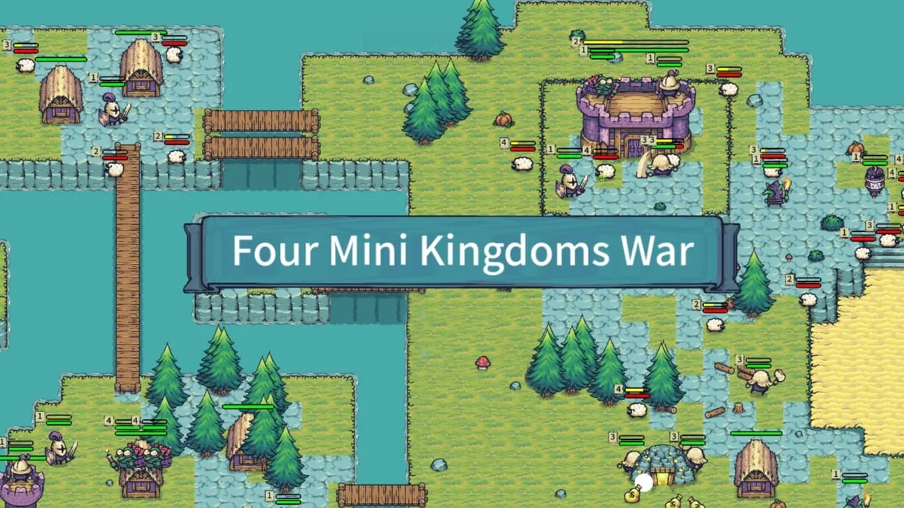 Four Mini Kingdoms War Game