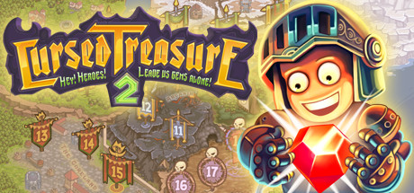 Cursed Treasure 2 - classic tower defense protecting gems from heroes